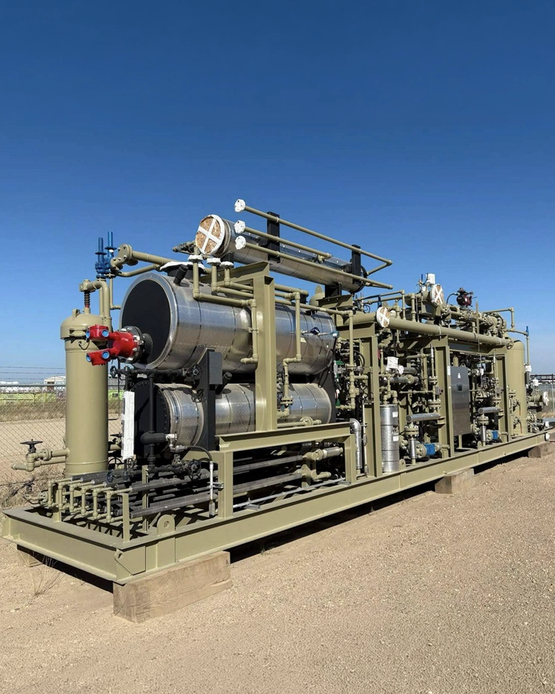 Three 5Blue TEG gas dehydration packages